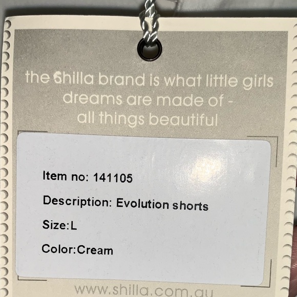 Shilla The Label Cream Evolution Shorts Size L - Picture 4 of 8